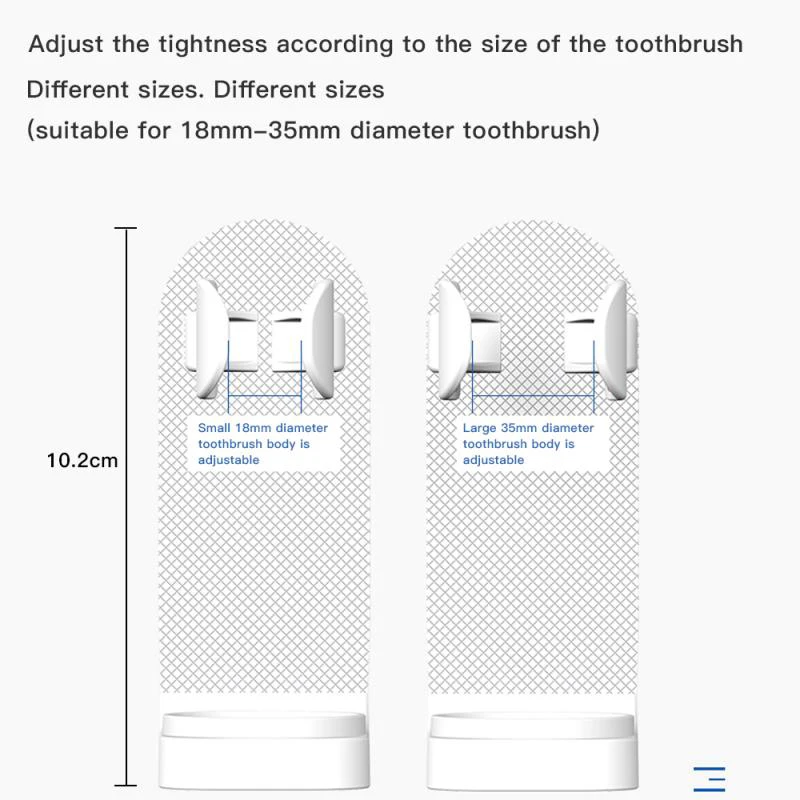 Electric Toothbrush Holder Traceless Rack Wall-Mounted Toothbrush Base Adapt Holder Bathroom Accessories toothbrush holder