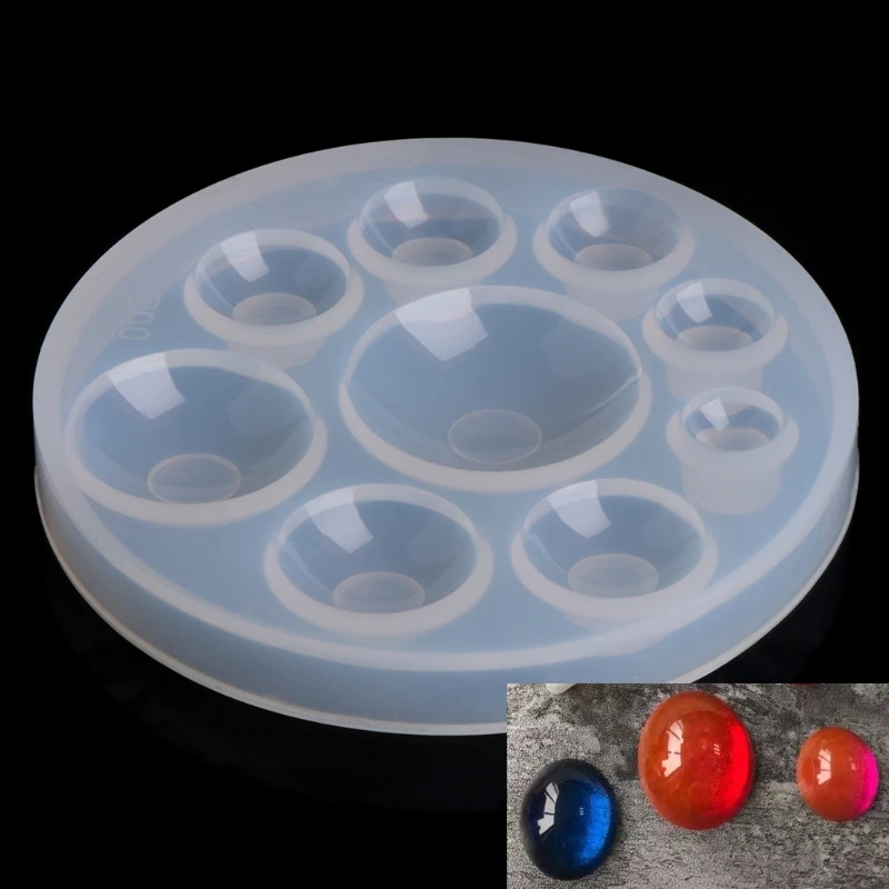 

1 Pc Round Silicone Resin Mold DIY Jewelry Pendant Making Tool Mould Handmade Craft