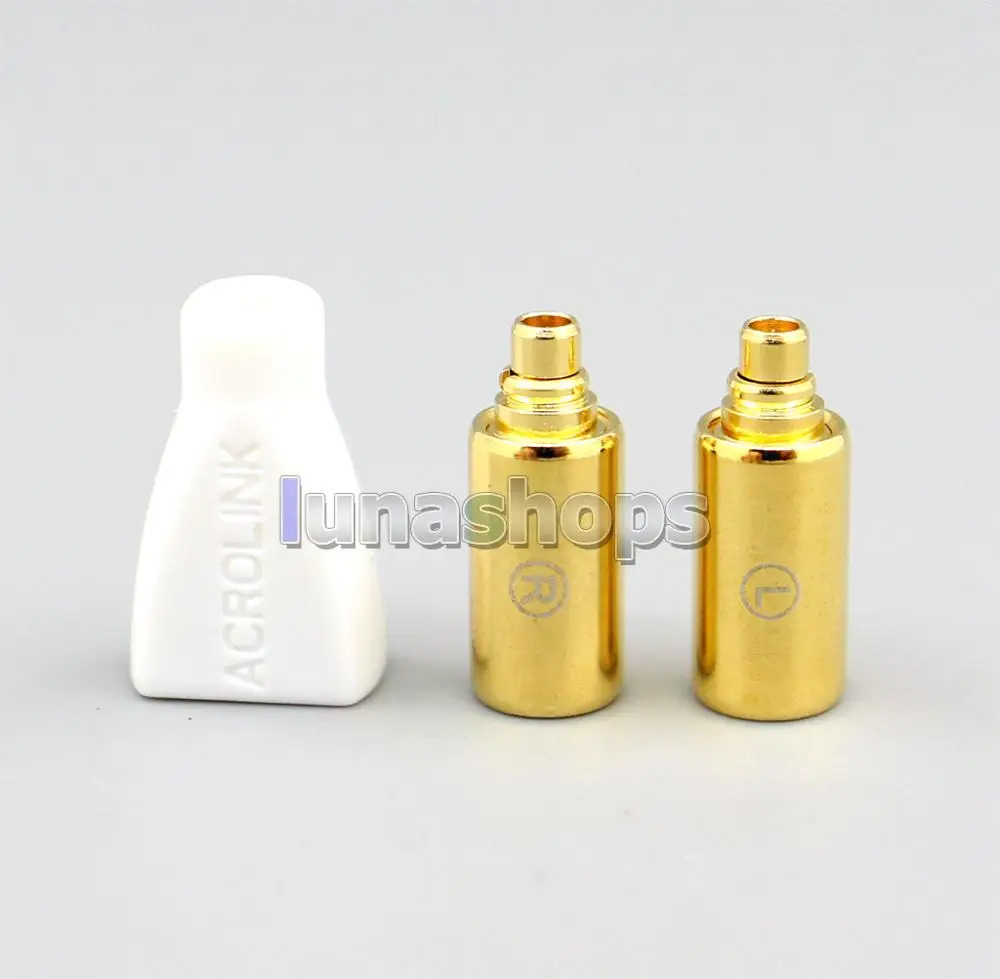 gold LN005062 Acrolink Наушники DIY пользовательский контактный адаптер для Shure se215 se315 se425 se535 Se846 - Цвет: gold