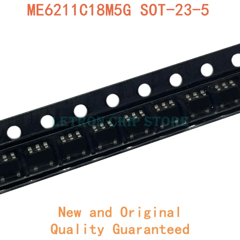 20 шт ME6211C18M5G СОТ-23-5 1 8 V SOT23-5 SMD LDO линейный регулятор чип новый и оригинальный IC