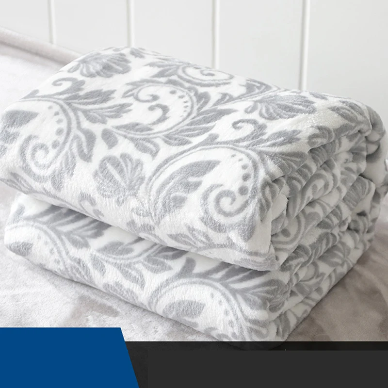 Sheet Bedspread Sofa Plaid Throw Light Thin 70*100cm Micro Plush Fleece Blankets Soft Warm Coral Fleece Blanket Winter-1