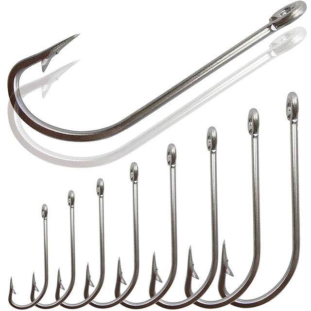 Stainless Steel Circle Fishing Hooks White Tuna Bait Hooks With Large Eye  And 8 15mm Size, Ideal For Fish And Aquariums From Psyyy, $9.95