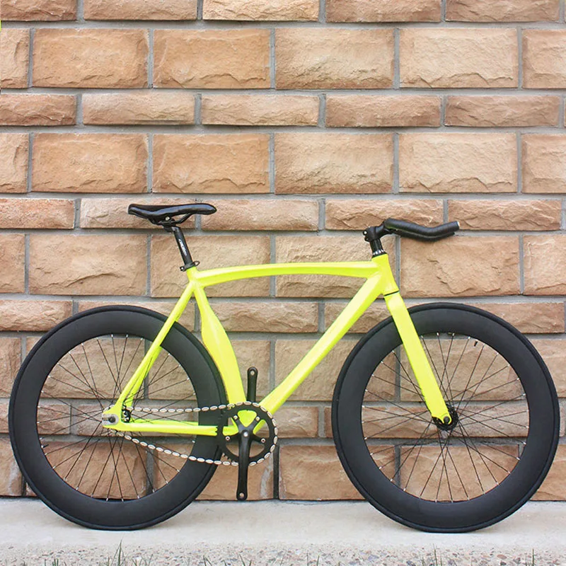 Bicycle Fixed Gear Bike Fat Bike Aluminum Alloy with Eye-catching Multi-color DIY Adult Male and Female Students