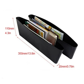 

Accessories Storage Box 2pcs Set Seat Gap Leakproof Pouch Bag Organizer