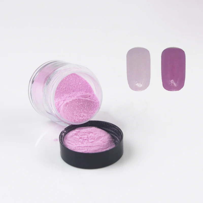purple 06 Nail Art forpretty акриловый пигмент погружающийся порошок Cameleon цвет Dip система хамелеонпигмент Unhas эффект поставки термокромический - Цвет: purple 06