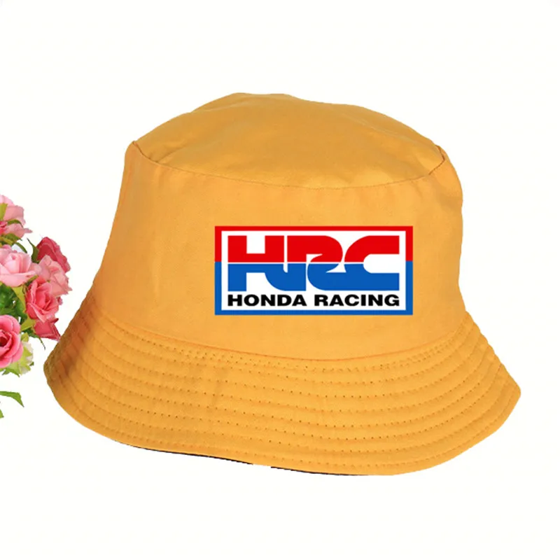 HRC Honda гоночный автомобиль логотип шляпа Женская Мужская Панама, шляпа-Панама HRC Honda гоночный автомобиль дизайн Рыбацкая шляпа