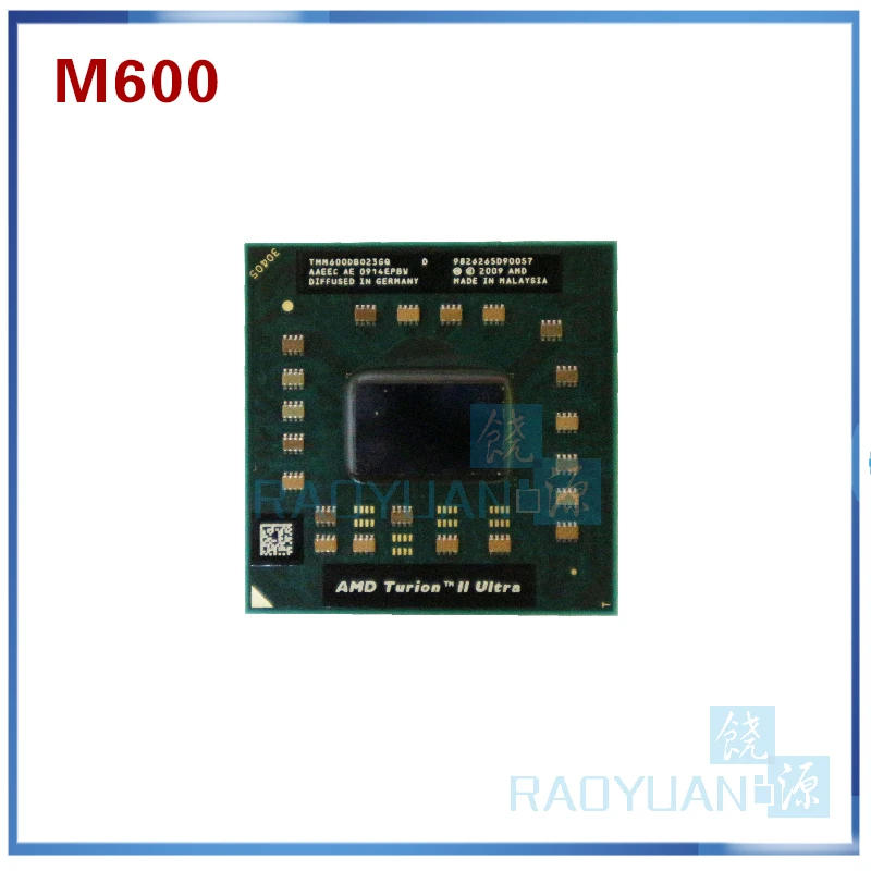 Мобильный процессор AMD Turion II Ультра двухъядерный M600 TMM600DBO23GQ 2 4 ГГц м latop