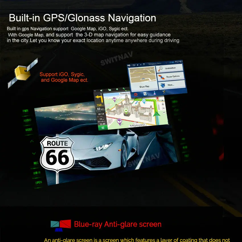 Excellent SWITNAV 4GB+64GB Qualcomm  Android 9.0 CAR DVD Player For benz  GLA CLA  A  Class  W176  A160 car multimedia  car audio gps 4G 6