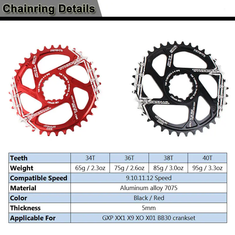 Улитка, велосипедная Звездочка MTB, зубная пластина gxp pedivela 1 мм, 34-40 т, кольцо для sram gx xx1 X1 x9 gxp Eagle NX