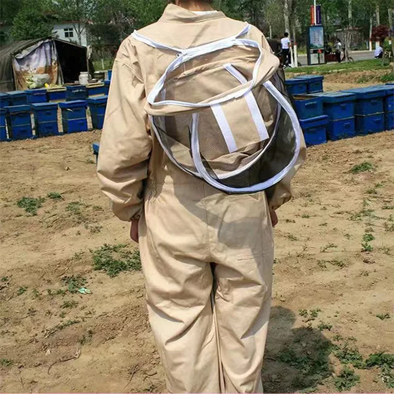 1 Set Beekeeping Beekeeper Suit Tools Bee Protection Clothing Clothes Veil Full Body Protective for Bee Keeping