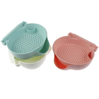 

2020 Creative Bowl Dish Double Layer Dry Fruit Snacks Seeds Containers Phone Garbage Holder Plastic Storage Box Home Organizer