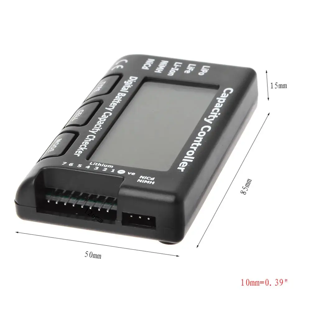 RC CellMeter-7 цифровой проверки емкости батареи F LiPo LiFe Li-Ion Nicd NiMH горячая распродажа