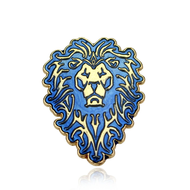 Игра World of Warcraft, цинковый сплав, броши, булавки, Warcraft, племенной союз, значки, для сумки, одежды, на лацкане, булавка для женщин и мужчин