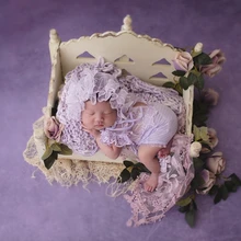 Детская кроватка для новорожденных в европейском стиле; детская кроватка для фотосъемки; фон для фотосъемки младенцев; фон для фотосъемки детей с загадочной тематикой