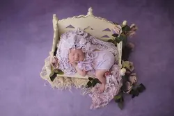 Детская кроватка для новорожденных в европейском стиле; детская кроватка для фотосъемки; фон для фотосъемки младенцев; фон для фотосъемки
