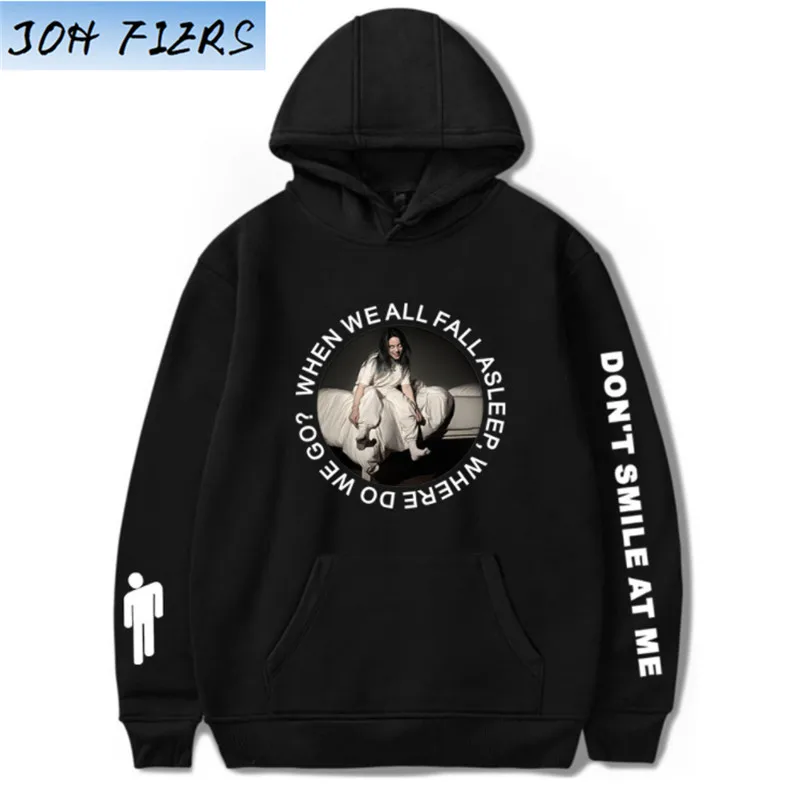 Новое поступление года; толстовка Billie Eilish с принтом для мальчиков и девочек; Толстовка Harajuku; повседневные толстовки; Лидер продаж; Kpop; толстовки; 4XL