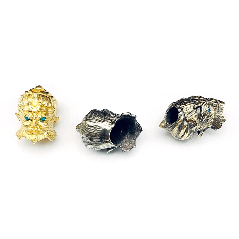 brass monkey king beads pendant (6)