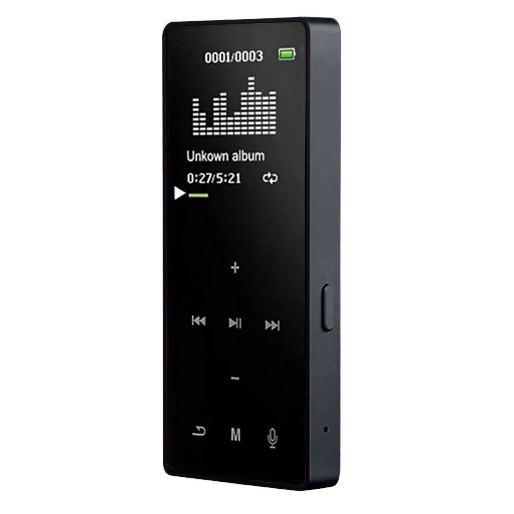 EPULA 4G MP4 плеер портативный мини Bluetooth MP4 музыкальный громкий динамик плеер Supprot FM радио кино рекордер Спорт радио плеер - Цвет: BK