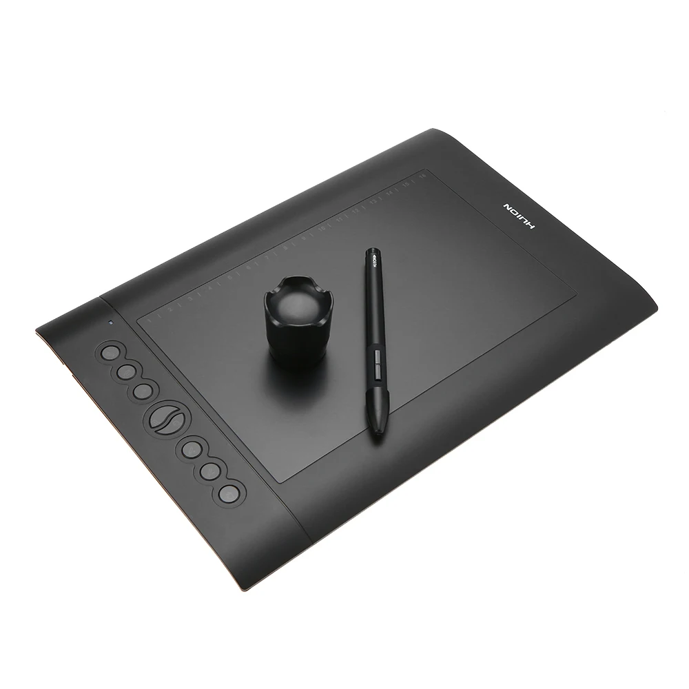 Huion графический планшет; USB планшет для рисования обновленный H610 PRO V2 Pad художественный цифровой почерк доска для рисования с безбатарейной ручкой