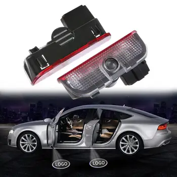 

2Pcs Car Badge Light LED Car Door Light For VW Passat CC Magotan Shadow Light DC12V-24V 5W