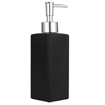 

1 Pc 350ML Novel Cuboid Shampoo Storage Bottles Simple Lotion Bottles