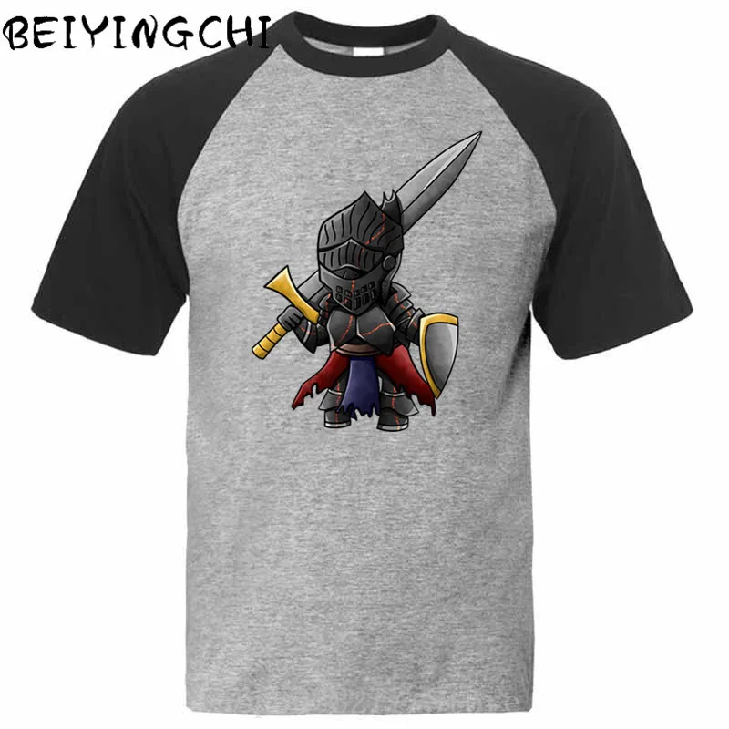 

Derp Red Knight Tshirt Dark Souls 3 Tee Shirt Men Top T-shirt Bloodborne Hunter T Shirt Game Clothes Praise The Sun Tops & Tees