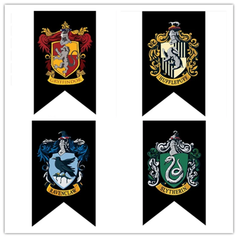 Хогвартс Гриффиндор Слизерин Hufflerpuff Ravenclaw украшение на Хэллоуин Рождество для девочек вечерние принадлежности для колледжа баннеры флаг для мальчика