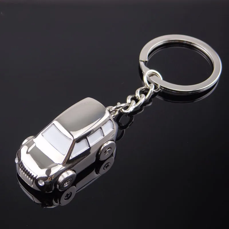 

3D Metal Alloy Car Styling Key Chain Auto Car Keychain Keyring Key Ring For Audi A4 A6 A8 Q3 Q7 For Jeep renegade wrangler jk