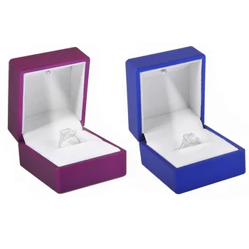 

New LED Lighted Ring Gift Box Wedding Engagement Ring Gift Box