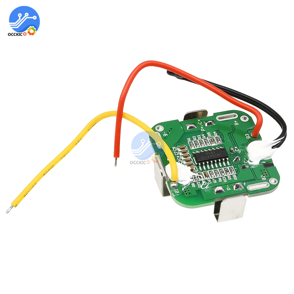 BMS 4S 14 8 V двойной МОП 18650 Защитная плата для зарядки литиевого аккумулятора