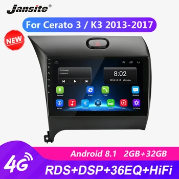 

Jansite DSP 9" 4G Wifi Car Radio For KIA Cerato 3/K3 2013-2017 autoradio Android 8.1 Hifi Touch screen Stereo playerS with frame