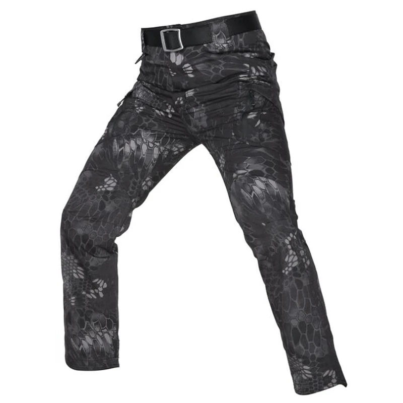 IX8 тактические брюки карго для мужчин армейская боевая группа захвата военные брюки для мужчин s многокарманные эластичные Гибкие водонепроницаемые быстросохнущие брюки