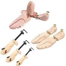 Shoe Stretcher Wooden Shoes Tree Shaper Rack,Wood Adjustable Flats Pumps Boots Expander Trees Size S/M/L Man Women