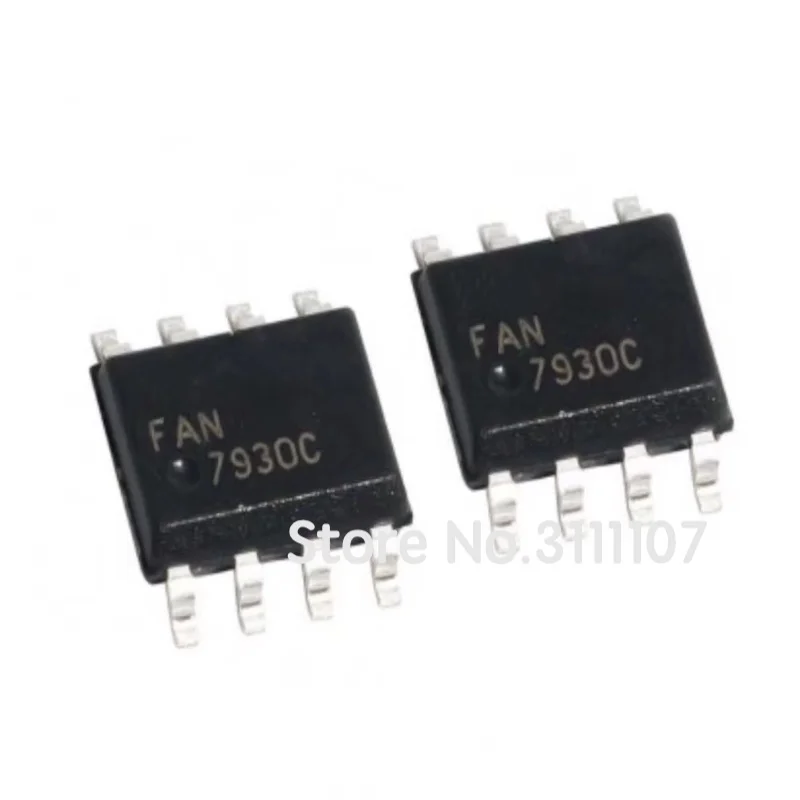 10 шт./лот FAN7930 FAN7930C 7930C 7930 SOP8 ЖК-дисплей регулятор мощности Чип SMD IC лапками