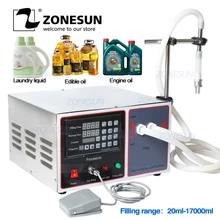 ZONESUN GZ-GFK17B полуавтоматическая разливочная машина для стирки, для приготовления масла, вода, сок, молоко, разливочная машина для жидких Бутылок