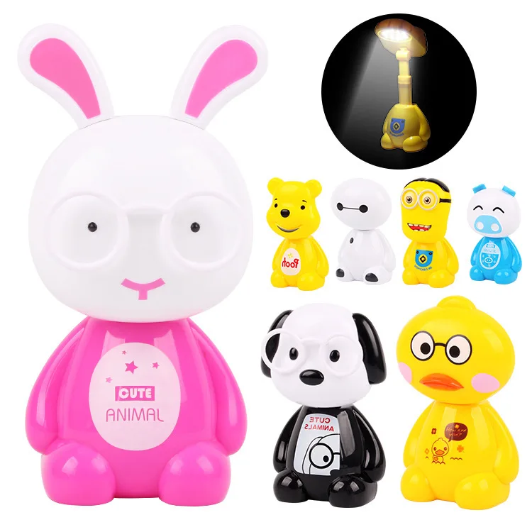 

Cartoon Charge Retractable Folding Desk Lamp LED Light Learning Eye Protection Work Reading Energy Saving Lithium Battery Small
