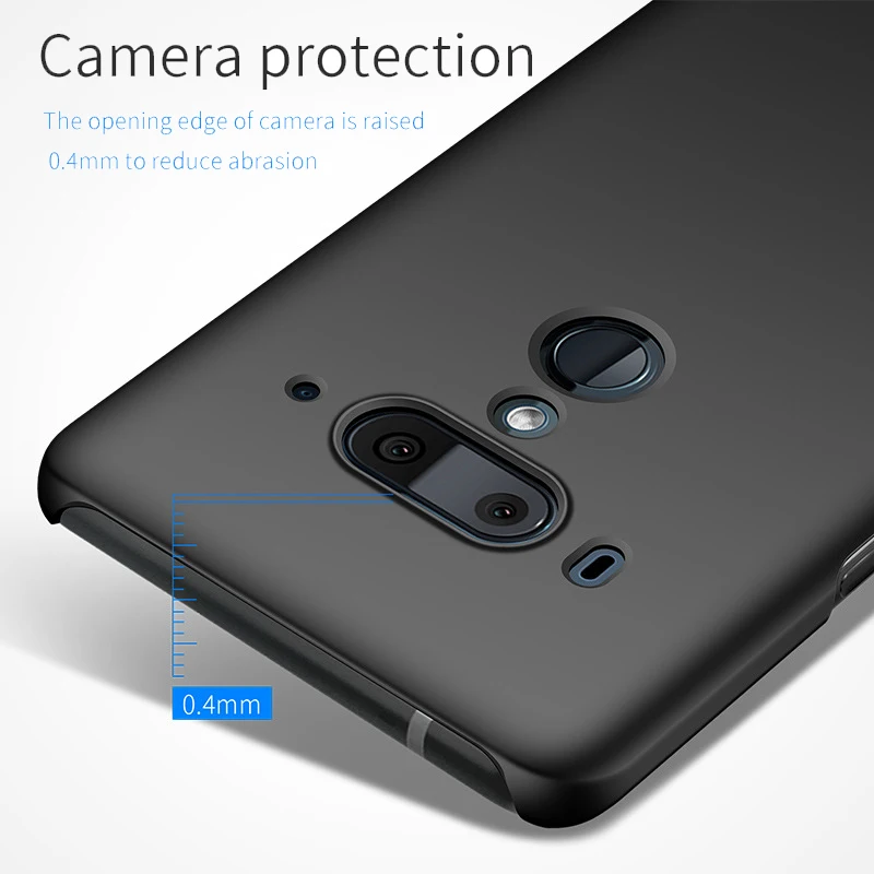 For HTC U12 U11 PLUS Slim Colorful Rubber Frosted Matte Plastic hard Cover Case  Cover For HTC U11 EyeS U Ultra U PLAY Desire 12 (5)