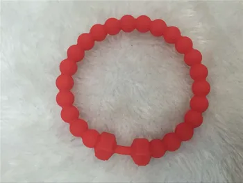 

24pcs New Design Silicone Dumbbell bangles Healthy Sport Jewelry Chakra Fit Life Reiki bracelet masculino femenino pulsera