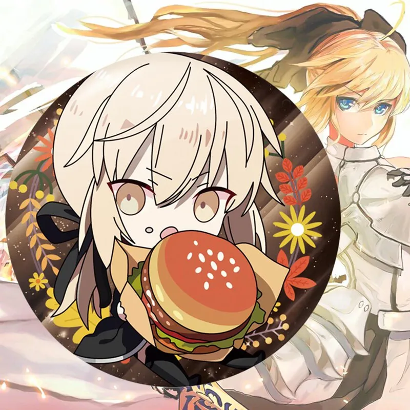 Аниме Fate/stay Night значок брошка мультфильм булавки для одежды шляпа рюкзак Applie| |