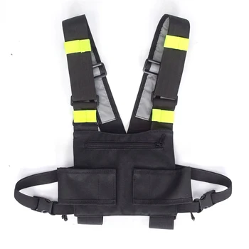 

Small Size Outdoor Tactical Harness Chest Rig With Reflective Strip