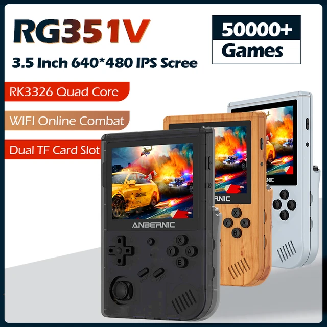 Anbernic Handheld Game Console  Anbernic Handheld Game Players - New  Rg351v Retro Hd - Aliexpress