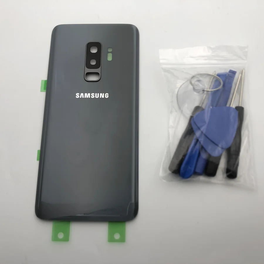 Сменная задняя стеклянная крышка S9 для Samsung Galaxy Plus G965 G965F G965FD Корпус задней двери