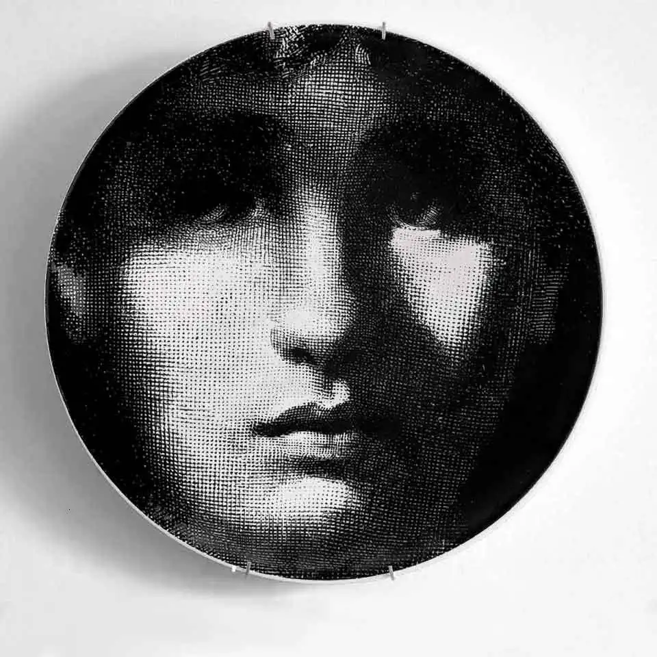 6/7/8 фут домашное украшение rosenthal Piero fornasetti блюдо Керамика пластина иллюстрации настенная подвесная панель аксессуары посуда Искусство ремесло - Цвет: 19