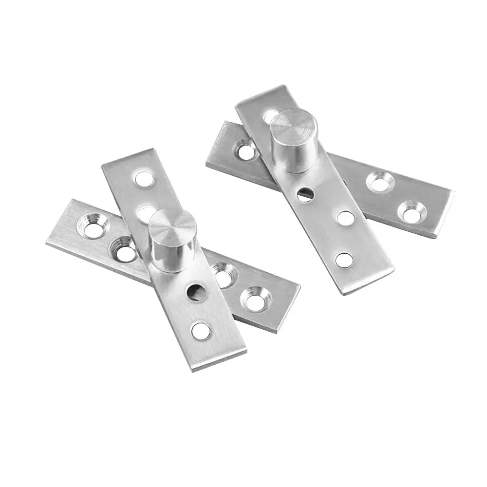 270 Degree Rotation Axis 75/100/150mm Stainless Steel Up and Down Doors Rotating Hinges Location Shaft Hidden Pivot Hinge