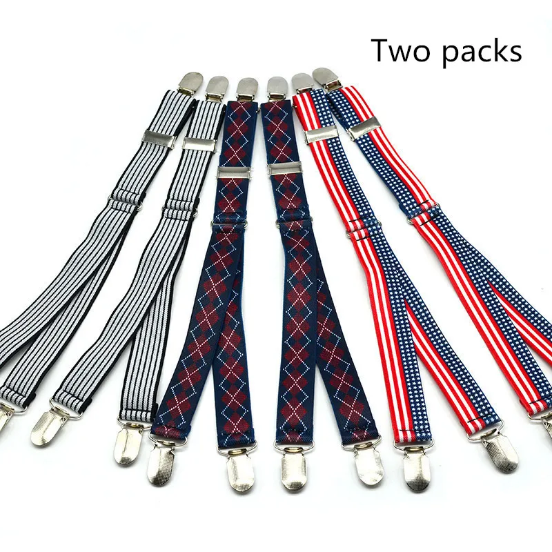 Висячие брюки y-образная подвязка к рубашке против морщин слинг Свадьба Регулируемая длина подвязка вечерние унисекс ремень с зажимами