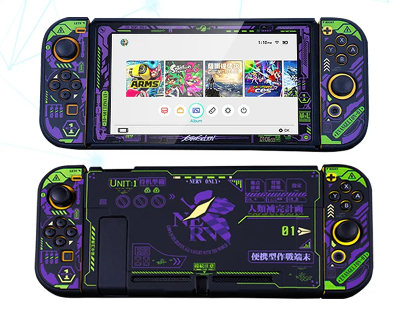 Чехол для nintendo Switch Joy con NS Joycon геймпад чехол для джойстика Противоударная Защитная пленка для экрана