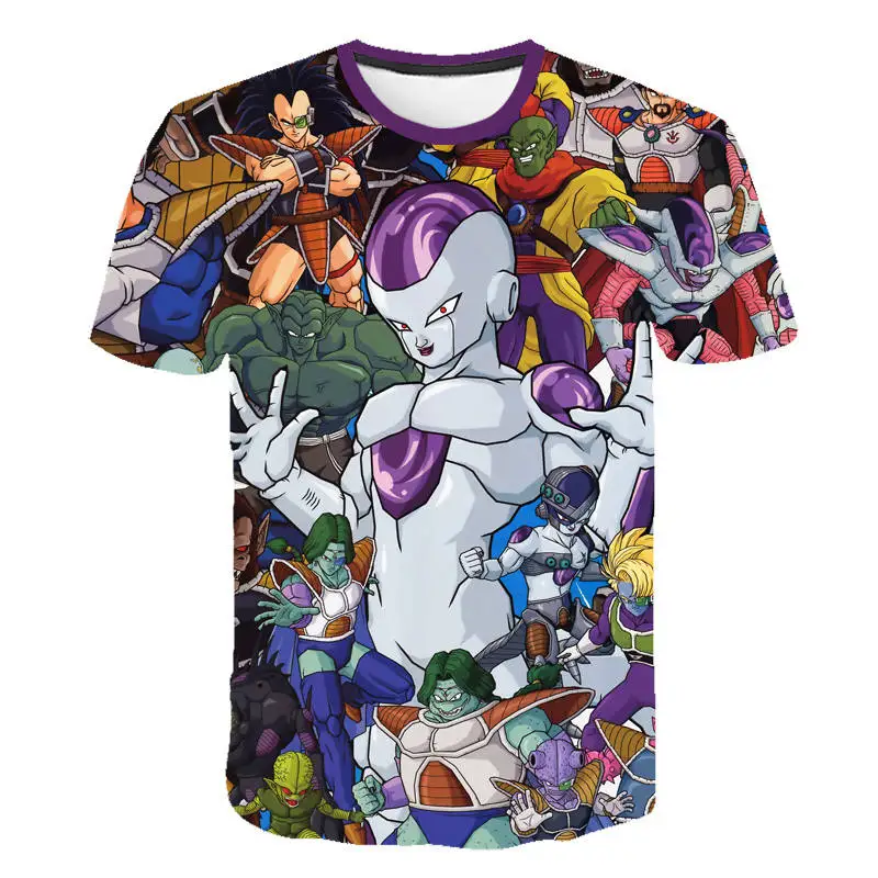 Новое поступление, футболки с 3D принтом Dragon Ball, детские футболки с японским аниме, футболки с короткими рукавами и рисунком Харадзюку - Цвет: TS9622