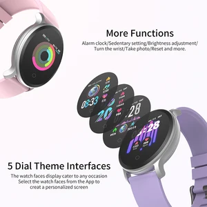 Image 3 - מקורי מלא מגע MoreFit גברים נשים חכם שעון קצב לב צג הודעה תזכורת עמיד למים Smartwatch Relojes Inteligentes