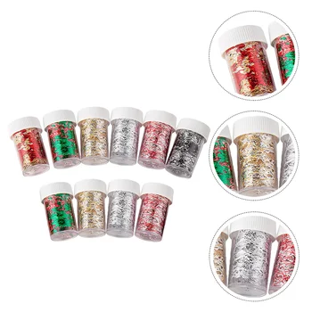 

10Pcs Nail Sticker Mesh Sticker Manicure Sticker for Women Assorted Color
