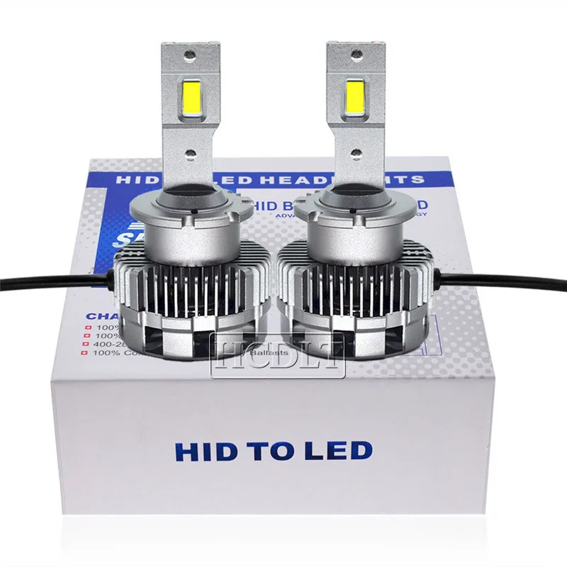 HCDLT 1 комплект светодиодный D2S авто фары лампы высокой яркости 70 Вт 12000LM Plug and Play HID